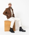 Pantalon 5 poches en coton stretch homme